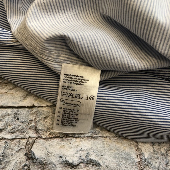 H&M Easy Iron Sim Fit Top M - Picture 8 of 8